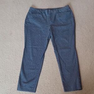 Faded Glory Polka Dot Straight Leg Pants